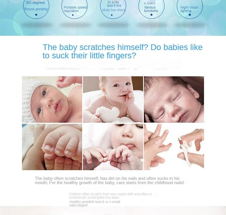 Electric Baby Nail Trimmer